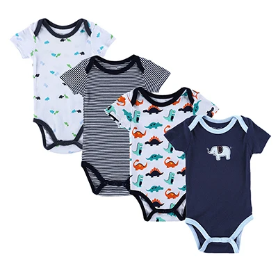 Baby Bodysuits Newborn Clothes Body Short Sleeve Bodysuites Summer Mother Nest Infant Jumpsuit Girl 4PCS Next Baby Clothes