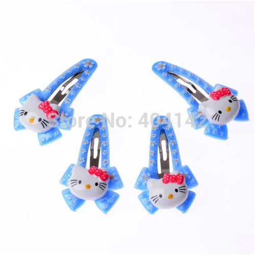 Hot Sale2Pairs Hair Clips Flower Hairpin For Girls Baby Toddler Girls  Ribbon Bow Kids Satin Bowknot Hairpin Hair Decorations