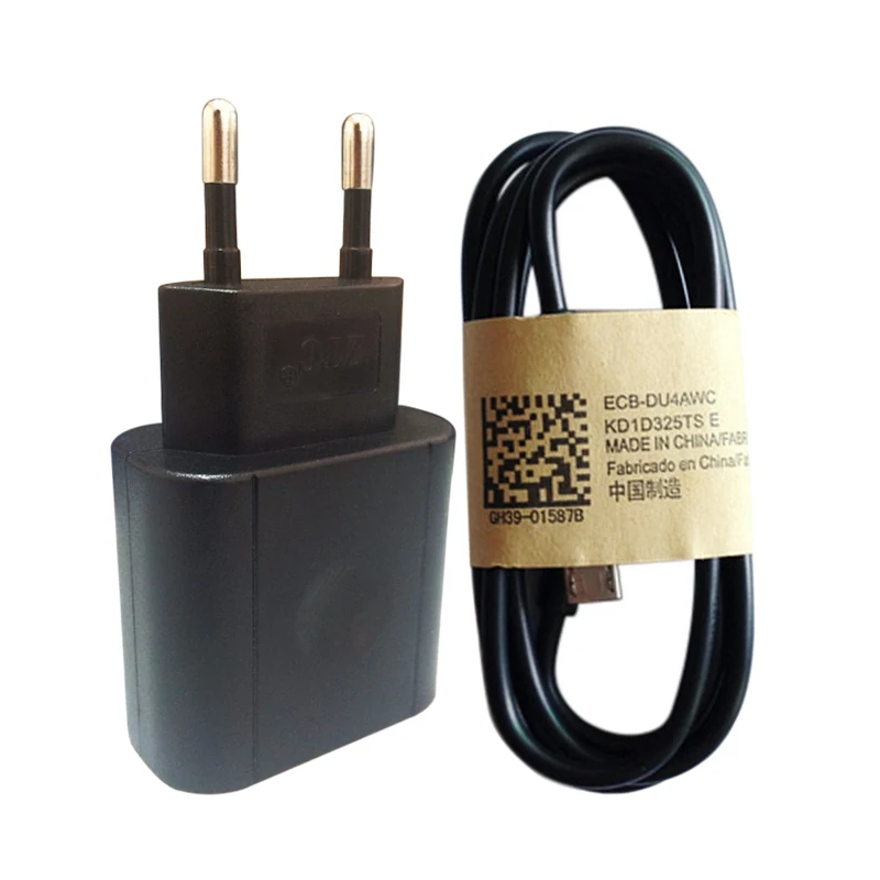 5V 2A Real TravelEU Plug Wall USB Charger Adapter + 1m Micro USB Data Sync Charging Cable for Samsung S3 S4 for HTC for LG Sony