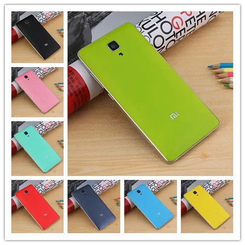 Original Style Xiaomi 4 Hard Back Battery Cover High Quality PC Replacement Case for Mi4 Mi 4 12 colors