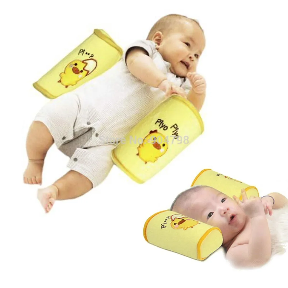 1pcs Cute Baby Toddler Safe Cotton Anti Roll Pillow Cartoon Sleep Head Positioner Anti-rollover Worldwide FreeShipping
