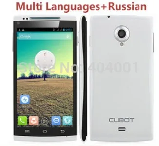 Cubot X6 Octa Core mtk6592 phone 1.7GHz 5.0 " 1280 x 720 Screen 1GB RAM Android 4.2 8.0 MP camera wifi WCDMA free shipping LN