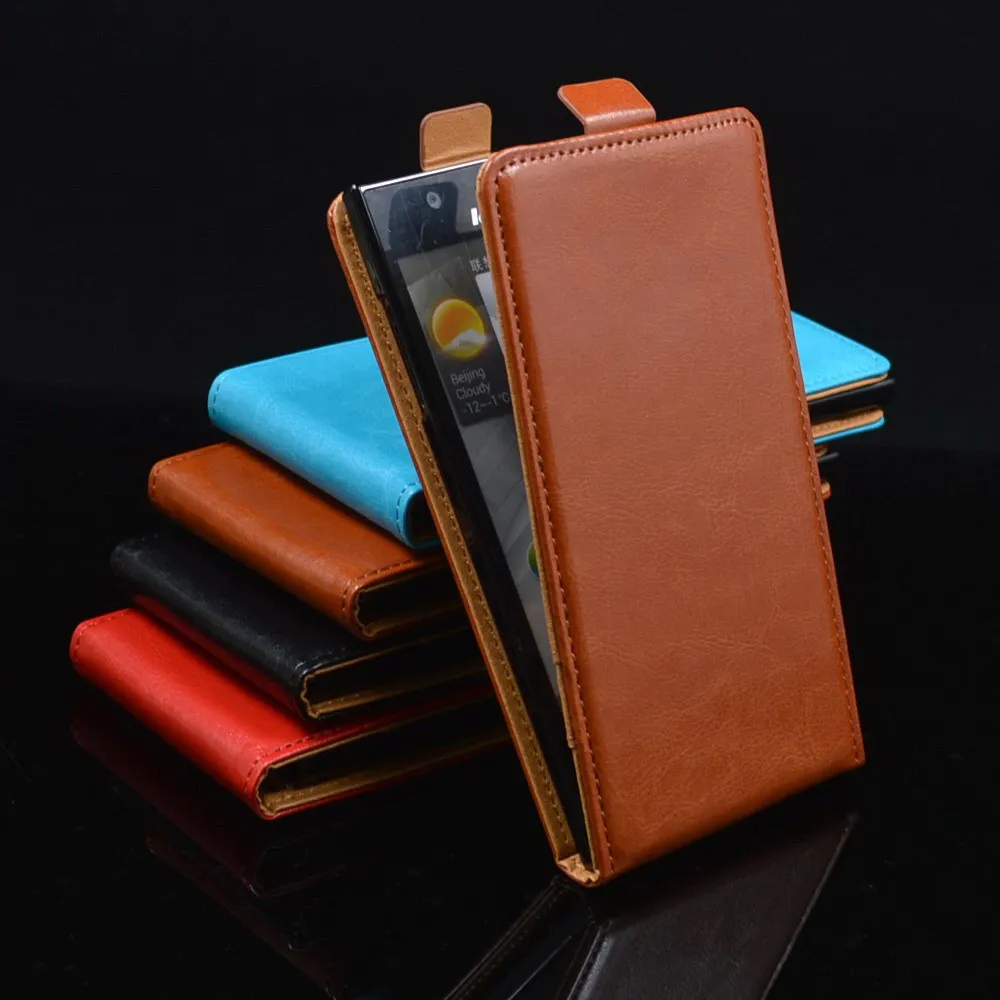 4 Colors High Quality Flip PU Leather Cover Case for THL T100 / T100S Case Cover with Card Slots Free Shipping