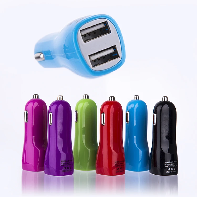 Candy Colors Mini USB 5V 1A Car Charger For Apple iPhone 5 5S 4 4S Samsung Galaxy S5 S3 S4 Cell Mobile Universal Phone Charger 