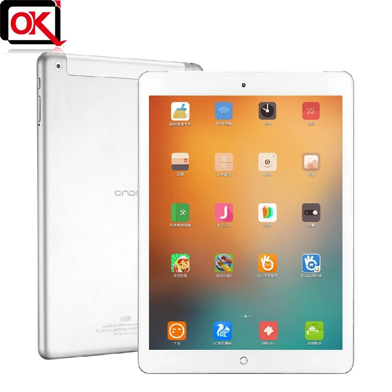 9.7inch Onda v989 Allwinner A80T Octa Core Tablet PC Cortex A15 Air Retina 2048*1536  64 Core GPU 2GB/32GB Android 4.4 OS 8.0MP