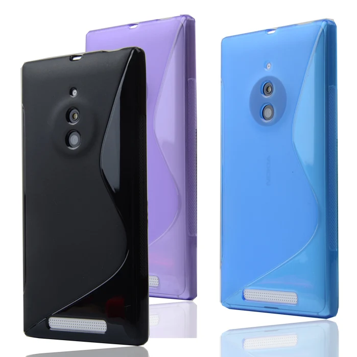 S LINE Anti Skiding Gel TPU Slim Soft Case Back Cover for NOKIA Lumia 830 RM-984 Mobile Phone Rubber silicone Bags Cases