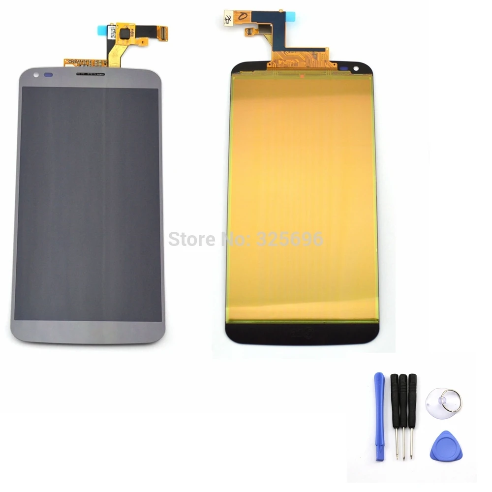 For LG Optimus G Pro F350 D837 D838 lcd display touch screen with digitizer assembly + Bezel Frame , black free shipping !!!