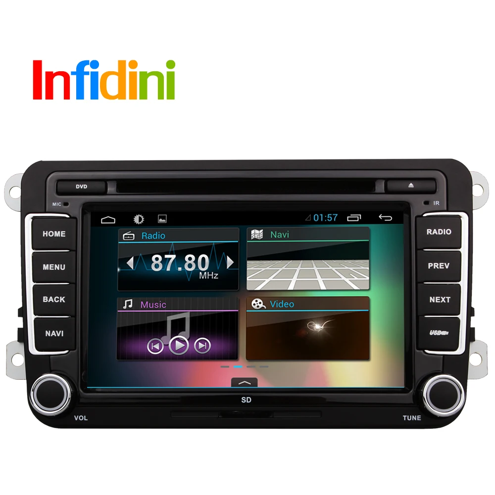 Android VW Polo Jetta Tiguan Golf Bora Passat B5 B6 5 6 dvd gps car with Capacitive Screen 3g WiFi radio bluetooth Volkswagen