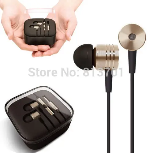 Original XIAOMI 1 More One More Earphone Piston In Ear Monitors HiFi Stereo Bass Wire Earbuds with mic for Xiao Mi Android Phone