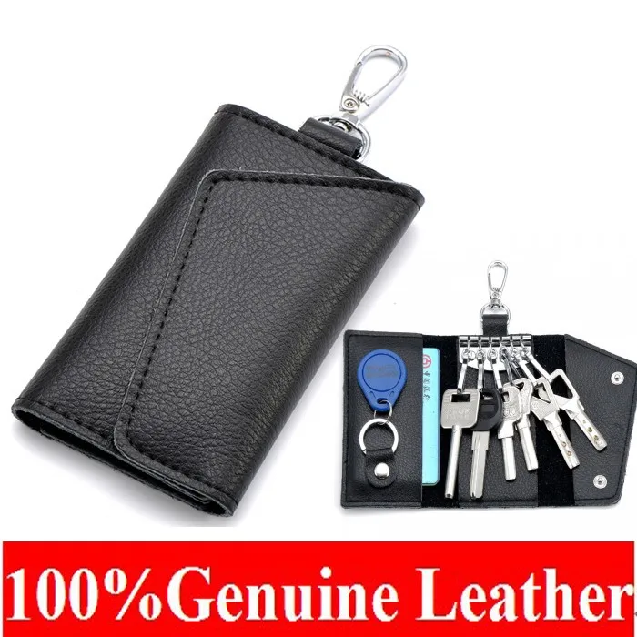 New Arrival Women's & Men's Coin Purse Genuine Leather Car Key Holder Wallets Card Holder Keys Hanging Men promotion gifts Y002